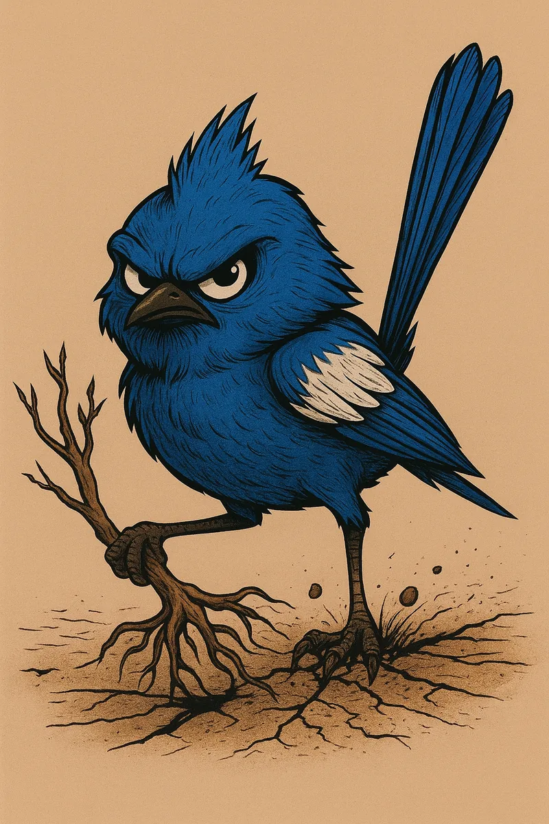 The little blue Wren from Frizzy’s team